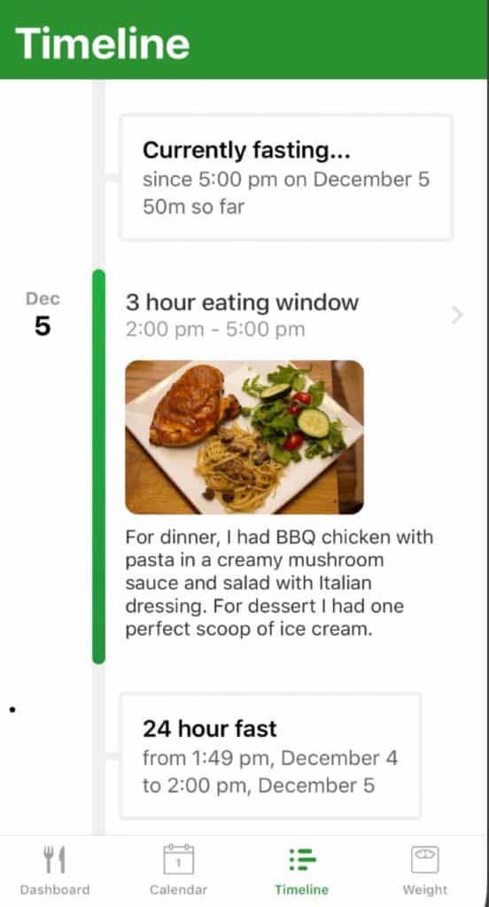 Window fasting app